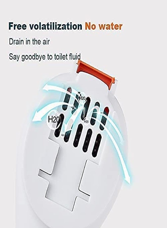 GLIVE (LABEL) Toilet Brush Anti-drip Set Toilet Bowl Cleaner Brush No-Slip Long Handle Soft Silicone Toilet Brush with Wall Hoo - Image 3